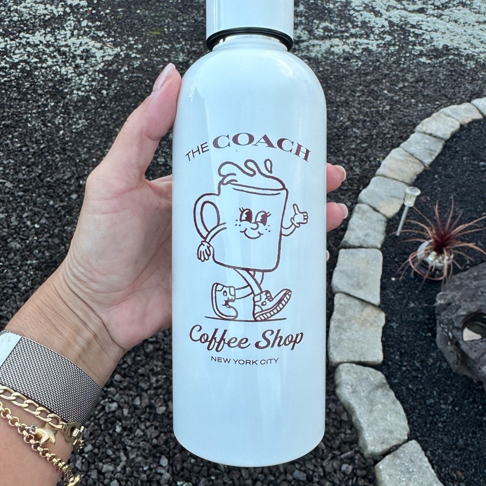 The Coach Coffee Shop Lil Miss Jo Stainless Steel Tumbler RARE - Picture 3 of 6